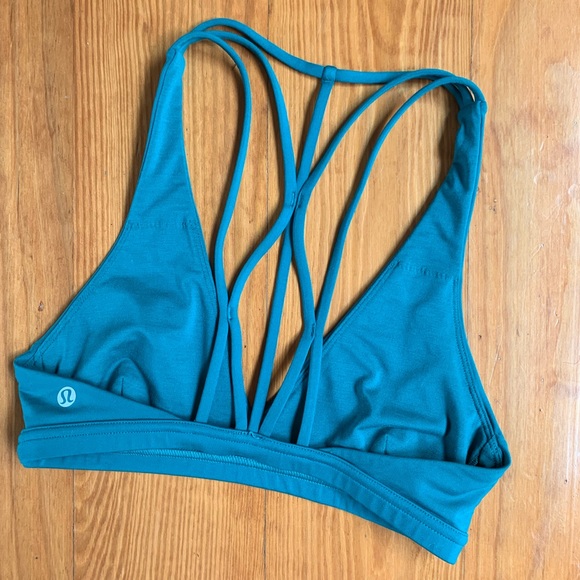 lululemon athletica Other - GREEN Lululemon halter style sports bra sz 4